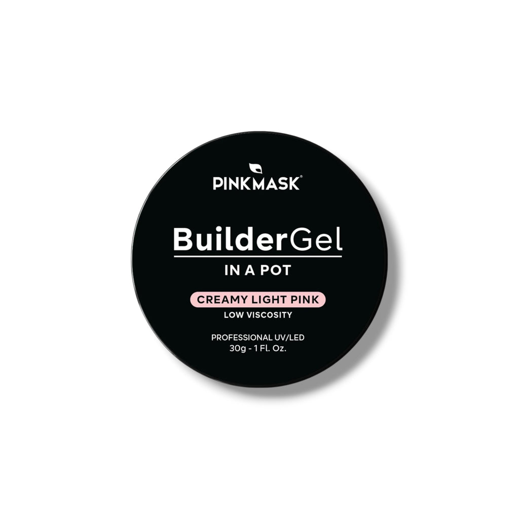 BUILDER GEL IN A POT - CREAMY LIGHT PINK